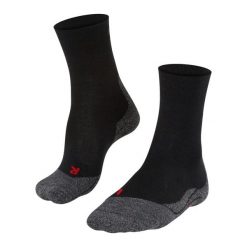 Skarpetki damskie Falke TK2 Sensitive. Czarne skarpetki damskie Falke, bez wzorów, z materiału. Za 161.50 zł.