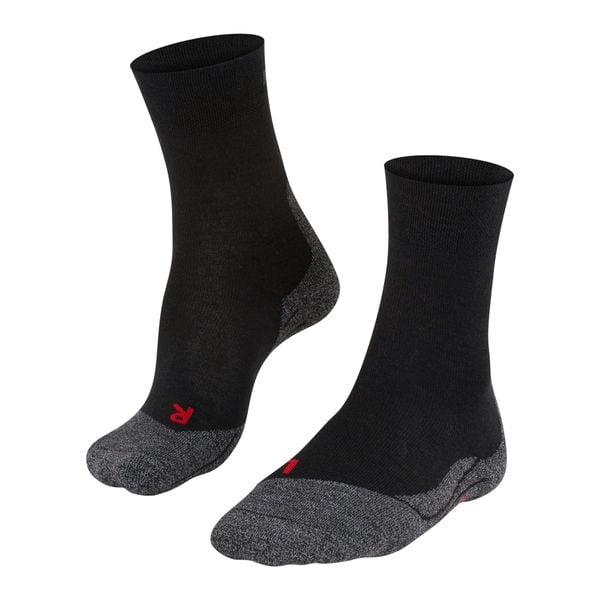Skarpetki damskie Falke TK2 Sensitive. Czarne skarpetki damskie Falke, bez wzorów, z materiału. Za 161.50 zł.