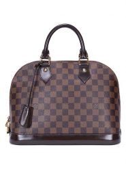 Louis Vuitton Torebka w kolorze brązowym - 32 x 25 x 16 cm rozmiar: onesize. Brązowe torebki klasyczne damskie Louis Vuitton, bez wzorów, z materiału, bez dodatków. Za 4,493.99 zł.