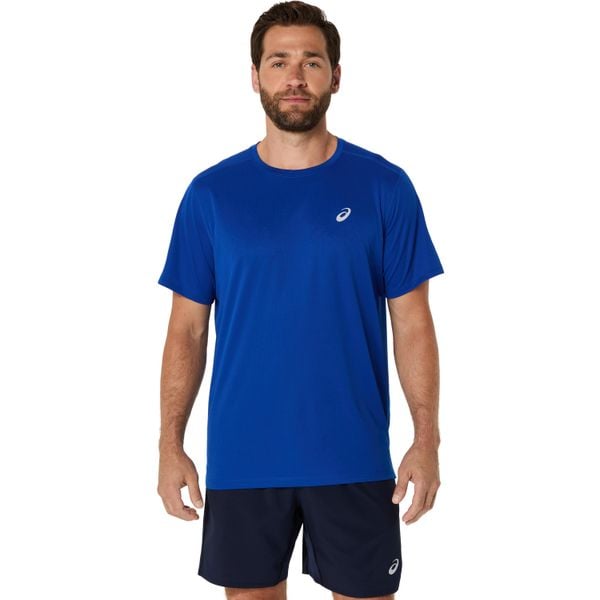 Koszulka Asics Core. Niebieskie t-shirty sportowe męskie Asics, m, bez ramiączek, do biegania. Za 186.50 zł.