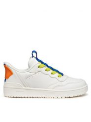 Geox Sneakersy J Washiba Fast In Bo J56NRB 05415 C0293 S Biały. Białe buty sportowe chłopięce Geox, bez wzorów, ze skóry, bez zapięcia. Za 139.99 zł.