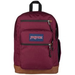 Plecak sportowo-turystyczny dla dorosłych Cool Student Backpack. Czerwone plecaki damskie JanSport, bez wzorów, z materiału, młodzieżowe. Za 239.99 zł.