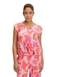 Betty Barclay Koszulka w kolorze jasnoróżowo-koralowym rozmiar: 46. Czerwone bluzki damskie Betty Barclay, bez wzorów, bez kołnierzyka, bez ramiączek. Za 86.99 zł.