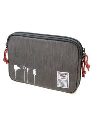 Troika Pokrowiec w kolorze antracytowym na kable - 26 x 19 x 4 cm rozmiar: onesize. Czarne walizki Troika, bez wzorów, z materiału. Za 65.99 zł.