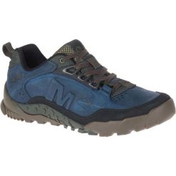 Buty Trekkingowe Męskie Merrell Annex Trak. Niebieskie buty trekkingowe męskie MERRELL, z nubiku, bez zapięcia, trekkingowe. Za 579.00 zł.