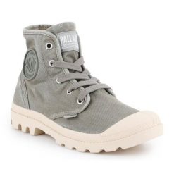 Buty Palladium Us Pampa Hi 92352-339-M zielone. Zielone buty sportowe na co dzień damskie bez wzorów, z gumy. Za 572.15 zł.