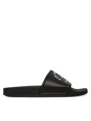 KARL LAGERFELD Klapki Kondo 2.0 KL80908A Czarny. Czarne klapki damskie Karl Lagerfeld, bez wzorów, z tworzywa sztucznego, bez obcasa. Za 339.99 zł.