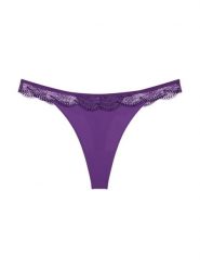 Triumph Stringi - Comfort Glam Kobiety Sztuczne włókno lila, 44. Stringi damskie Triumph, bez wzorów, z koronki. Za 69.95 zł.