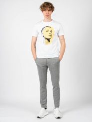 Antony Morato T-shirt | MMKS02166-FA100144 | Mężczyzna | Biały. Białe t-shirty męskie Antony Morato, m, bez wzorów, z bawełny, bez kołnierzyka. W wyprzedaży za 99.00 zł.