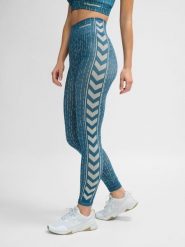Damskie legginsy bezszwowe Hummel MT Drops. Niebieskie legginsy sportowe damskie HUMMEL, na wiosnę, s, bez wzorów, z dzianiny, z podwyższonym stanem, na fitness i siłownię. Za 181.75 zł.