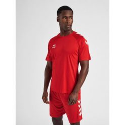 Koszulka sportowa męska Hummel Core XK Poly T-Shirt S/S. Niebieskie t-shirty męskie HUMMEL, l, bez ramiączek, do piłki ręcznej. Za 77.00 zł.
