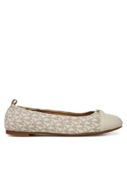 MICHAEL Michael Kors Baleriny Mandy 40S5MAFP1B Écru. Baleriny damskie MICHAEL Michael Kors, bez wzorów, z materiału, bez obcasa. Za 359.99 zł.