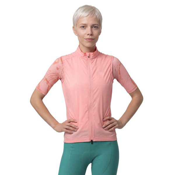 Damska ultralekka wiatroszczelna kamizelka rowerowa Siroko V2-W Breeze Coral. Brązowe kamizelki damskie SIROKO, xs, z materiału. Za 240.00 zł.