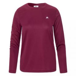 Koszulka z długim rękawem Martes Essentials Lady Lope LS - śliwka, Rozmiar L. Bluzki damskie MARTES ESSENTIALS, l, bez wzorów, z materiału, klasyczne, bez kołnierzyka, bez ramiączek. Za 39.99 zł.