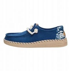 HEYDUDE Damskie Mokasyny Wendy Espadrille Hibiscus. Białe mokasyny damskie Hey dude, z materiału. Za 359.00 zł.