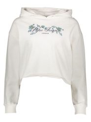 Pepe Jeans Bluza w kolorze białym rozmiar: S. Białe bluzy z kapturem damskie Pepe Jeans, s, z jeansu. Za 127.65 zł.