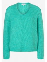 More & More Sweter w kolorze turkusowym rozmiar: 38. Niebieskie swetry klasyczne damskie MORE & MORE, ze splotem, bez kołnierzyka. Za 109.95 zł.