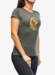 Koszulka merino damska Sensor Merino Air PT Fox Tee SS. Zielone t-shirty damskie Sensor, m, bez wzorów, z nylonu, bez ramiączek. Za 302.49 zł.