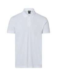BOSS Green koszulka polo - Prio 1 Mężczyźni Bawełna (100%) biały, XXL. Białe koszulki polo męskie Boss Green, m, bez wzorów, z bawełny, bez ramiączek. Za 399.95 zł.