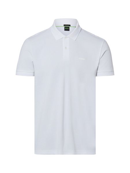 BOSS Green koszulka polo - Prio 1 Mężczyźni Bawełna (100%) biały, XXL. Białe koszulki polo męskie Boss Green, m, z bawełny, bez ramiączek. Za 399.95 zł.