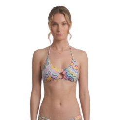 Góra od bikini damska RVCA. Bikini damskie RVCA, bez wzorów. Za 86.24 zł.