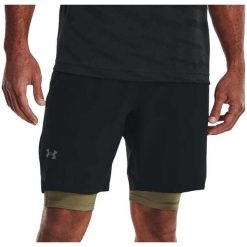 Spodenki treningowe dla mężczyzn Under Armour 1370381. Czarne szorty sportowe męskie Under Armour, m, na fitness i siłownię. Za 119.99 zł.