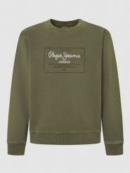 Pepe Jeans Bluza "Simon" w kolorze khaki rozmiar: XL. Brązowe bluzy bez kaptura męskie Pepe Jeans, xl, z bawełny. Za 140.53 zł.