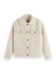Scotch & Soda Kurtka koszulowa w kolorze kremowym rozmiar: XS. Brązowe kurtki damskie Scotch & Soda, xs, bez wzorów, bez kaptura. Za 303.06 zł.