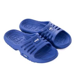 Pudełko 12 par kapci Model Evy Blue. Niebieskie kapcie damskie Softee, z materiału. Za 323.99 zł.