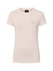 Armani Exchange Koszulka Kobiety Bawełna różowy, XL. Czerwone t-shirty damskie Armani Exchange, xl, bez wzorów, z bawełny, bez kołnierzyka. Za 169.95 zł.