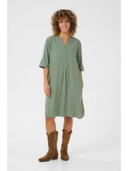 Cream Sukienka "Tiah" w kolorze zielonym rozmiar: 40. Zielone sukienki damskie Cream, na imprezę, s, bez wzorów, z wiskozy, klasyczne, bez kołnierzyka, bez ramiączek, midi. Za 144.92 zł.