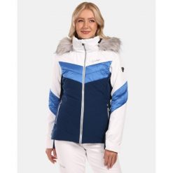 Damska kurtka narciarska Kilpi LIN-W. Białe kurtki narciarskie i snowboardowe damskie Kilpi, bez wzorów, bez kaptura, narciarskie. Za 576.97 zł.