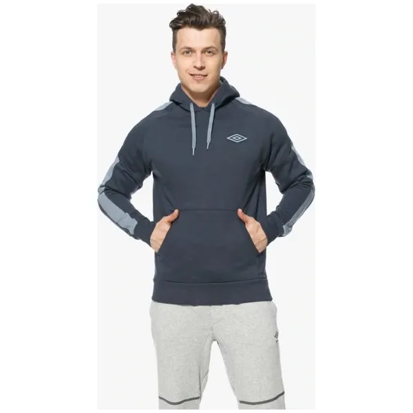 Umbro Bluza Contrast Sleeve Panel Oh Hooded , granatowy, rozmiar L. Niebieskie bluzy z kapturem męskie Umbro, l, z bawełny. W wyprzedaży za 63.99 zł.