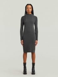 G-Star Sukienka w kolorze szarym rozmiar: XXL. Szare sukienki damskie G-Star, xxl, bez wzorów, retro, bez kołnierzyka, bez ramiączek, midi. Za 180.06 zł.