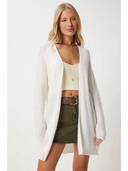 Happiness Istanbul Kardigan w kolorze białym rozmiar: onesize. Białe kardigany damskie Happiness Istanbul, bez wzorów. Za 56.99 zł.