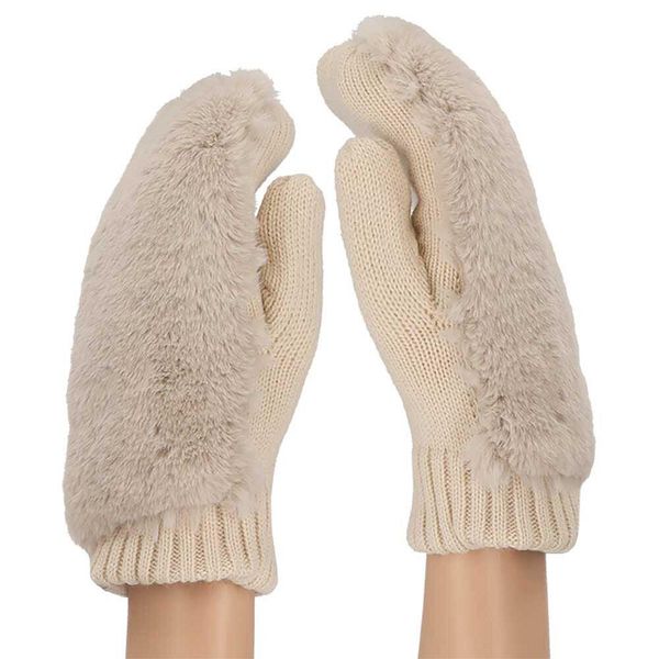 Damskie rękawiczki Teddy Mittens w jednym rozmiarze. Brązowe rękawiczki damskie Sarlini, na zimę, bez wzorów, z materiału. Za 128.95 zł.