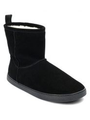 Groundies Skórzane buty "Cozy Boot 2.0" w kolorze czarnym do chodzenia na boso rozmiar: 36. Czarne botki damskie Groundies, ze skóry, bez obcasa, bez zapięcia. Za 295.99 zł.