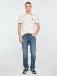 Koszulka męska polo perłowa seller 103. Białe koszulki polo męskie Big Star, l, bez wzorów, z bawełny, bez ramiączek. Za 139.99 zł.