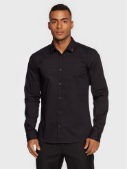 Hugo Koszula Ero3 50475678 Czarny Extra Slim Fit. Czarne koszule męskie Hugo, l, bez wzorów, z bawełny, bez kołnierzyka, bez ramiączek. Za 299.99 zł.