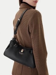 Guess Torebka Yesba HWBG78 33180 Czarny. Czarne torebki klasyczne damskie Guess, z aplikacjami, ze skóry, bez dodatków. Za 589.99 zł.