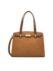 Nine West Torebka CEO-MODERN GRACE-LDA9516 Brązowy jasny. Brązowe torebki klasyczne damskie Nine West, bez wzorów, z materiału, bez dodatków. Za 279.99 zł.