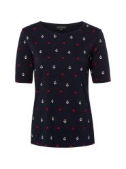 Franco Callegari Koszulka Kobiety Bawełna (100%) niebieski, M. Niebieskie t-shirty damskie Franco Callegari, m, bez wzorów, z bawełny, bez kołnierzyka. Za 99.95 zł.