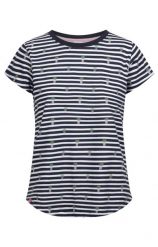 Trespass Calypso - Damska koszulka casual, granatowa. Niebieskie t-shirty damskie 2117 OF SWEDEN, s, bez wzorów, bez kołnierzyka. Za 150.99 zł.