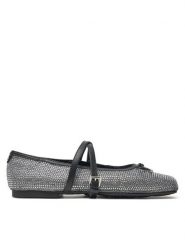 MICHAEL Michael Kors Baleriny 40F4CTFP3D Srebrny. Szare baleriny damskie MICHAEL Michael Kors, bez wzorów, ze skóry, bez obcasa. Za 509.99 zł.