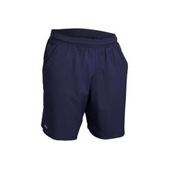 Spodenki tenisowe Dry 500 męskie. Niebieskie szorty męskie ARTENGO, bez wzorów, z materiału, sportowe. Za 34.99 zł.