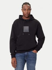 HUGO Bluza Duspliter 50542787 Czarny Relaxed Fit. Czarne bluzy bez kaptura męskie Hugo, m, z bawełny. Za 419.99 zł.