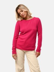 Just Cashmere Kaszmirowy sweter "Grace" w kolorze różowym rozmiar: XXL. Różowe swetry klasyczne damskie Just Cashmere, xxl, z kaszmiru, bez kołnierzyka. Za 219.60 zł.