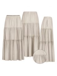 Eight2Nine Spódnica w kolorze kremowym rozmiar: XL. Brązowe spódniczki damskie Eight2Nine, xl, bez wzorów, z podwyższonym stanem, maxi. Za 86.99 zł.