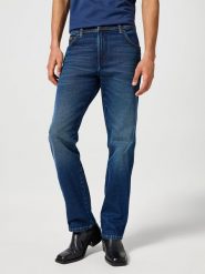 Wrangler Dżinsy - Regular fit - w kolorze granatowym rozmiar: W33/L30. Niebieskie jeansy męskie Wrangler. Za 215.21 zł.