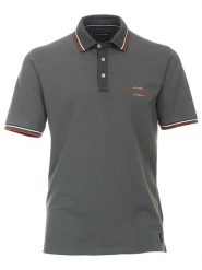 CASAMODA Koszulka polo w kolorze szarym rozmiar: XL. Szare koszulki polo męskie CASAMODA, xl, bez wzorów, bez ramiączek. Za 105.38 zł.